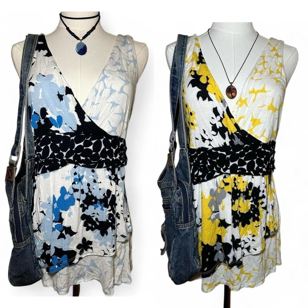 Y2K Babydoll Wrap Blouses Set of Two